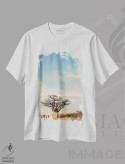 تیشرت سفید طرح دار بائوباب نای نای IV، عکاسی هنری فاخر اثر کلاوس تیدگه | فروشگاه ایماژ