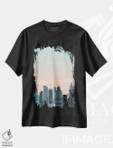 تیشرت مشکی طرح دار نیویورک، تزئینی اثر کاتینکا رینکه | immage.ir