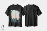تیشرت مشکی طرح دار نیویورک، تزئینی اثر کاتینکا رینکه | immage.ir