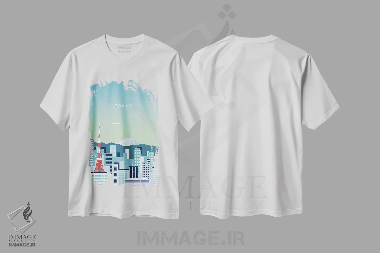 تیشرت سفید طرح دار توکیو، تزئینی اثر کاتینکا رینکه | immage.ir