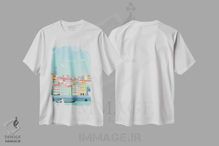 تیشرت سفید طرح دار پورتو، تزئینی اثر کاتینکا رینکه | immage.ir
