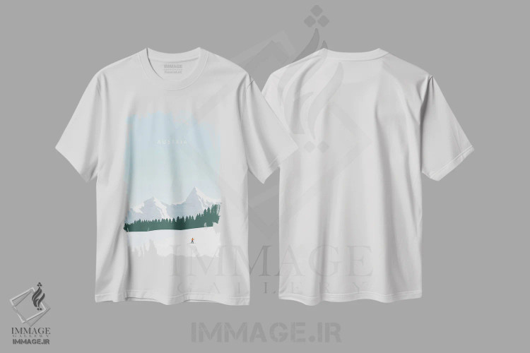 تیشرت سفید طرح دار اتریش، تزئینی اثر کاتینکا رینکه | immage.ir