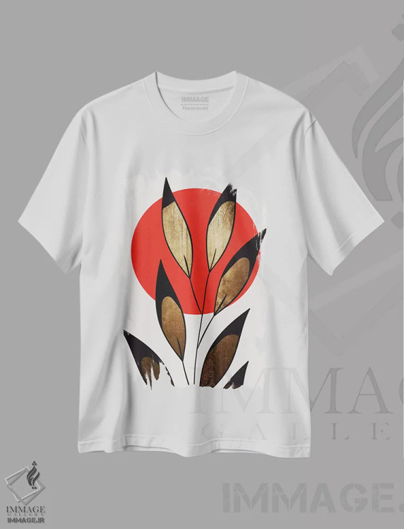 تیشرت سفید طرح دار شب های کازابلانکا، تزئینی اثر کوبیستیکا | immage.ir