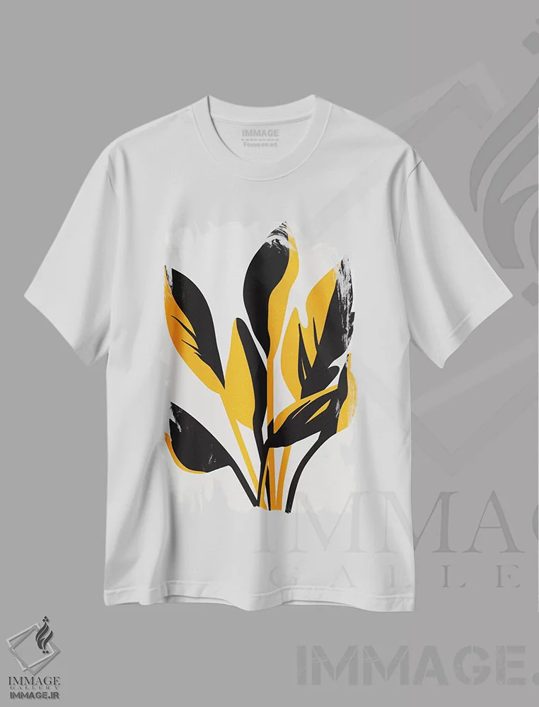 تیشرت سفید طرح دار طلوع کوبا، تزئینی اثر کوبیستیکا | immage.ir