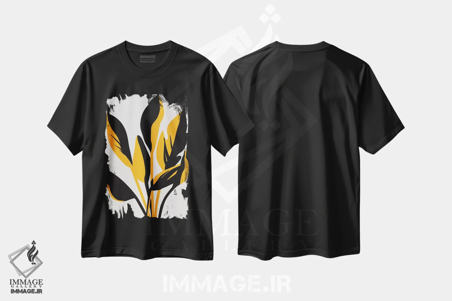 تیشرت مشکی طرح دار طلوع کوبا، تزئینی اثر کوبیستیکا | فروشگاه ایماژ