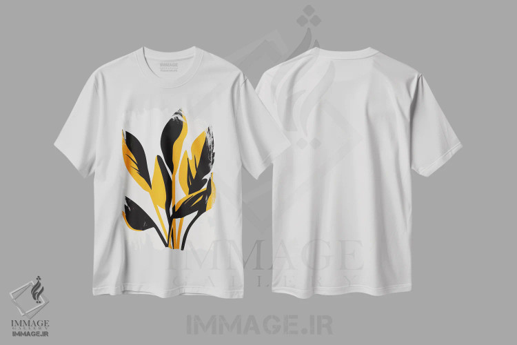 تیشرت سفید طرح دار طلوع کوبا، تزئینی اثر کوبیستیکا | immage.ir