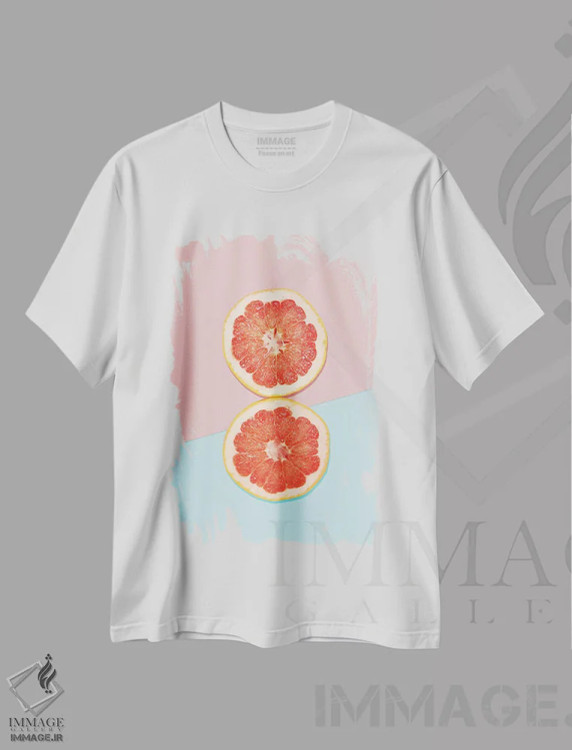 تیشرت سفید طرح دار صبحانه دو نفره، هنر فاخر معاصر اثر کوبیستیکا | فروشگاه ایماژ