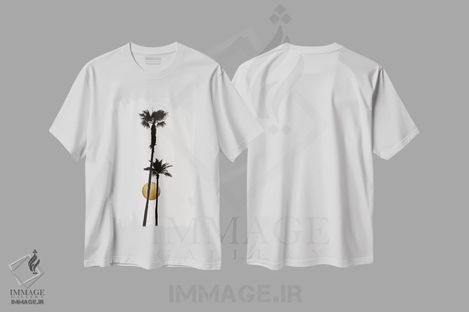 تیشرت سفید طرح دار پردیزو، تزئینی اثر کوبیستیکا | immage.ir