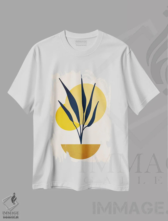تیشرت سفید طرح دار کپنهاگ شماره V، تزئینی اثر کوبیستیکا | فروشگاه ایماژ
