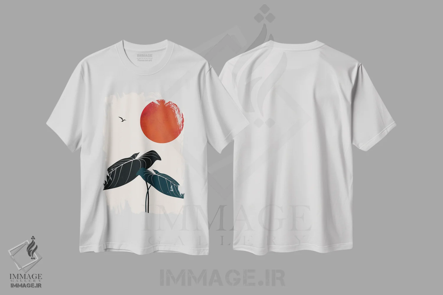 تیشرت سفید طرح دار خواب بینی در شب، تزئینی اثر کوبیستیکا | immage.ir