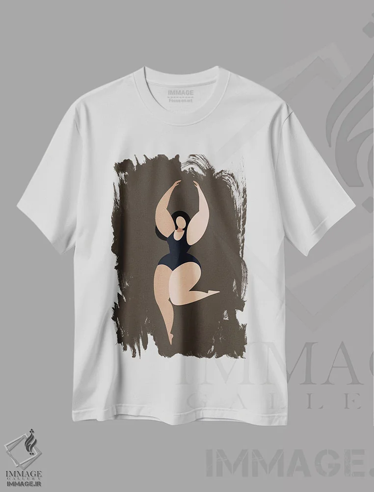 تیشرت سفید طرح دار پرایما بالرینا Y، تزئینی اثر کوبیستیکا | immage.ir