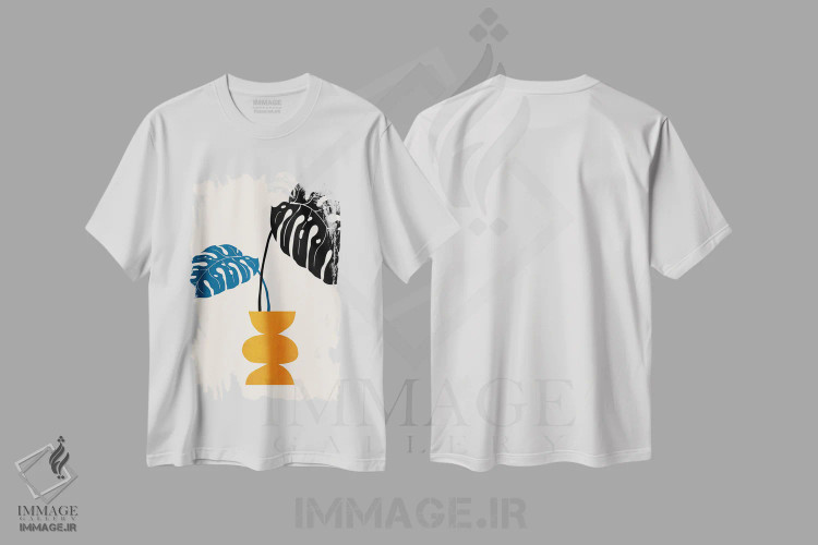 تیشرت سفید طرح دار روزهای شیرین X، تزئینی اثر کوبیستیکا | فروشگاه ایماژ