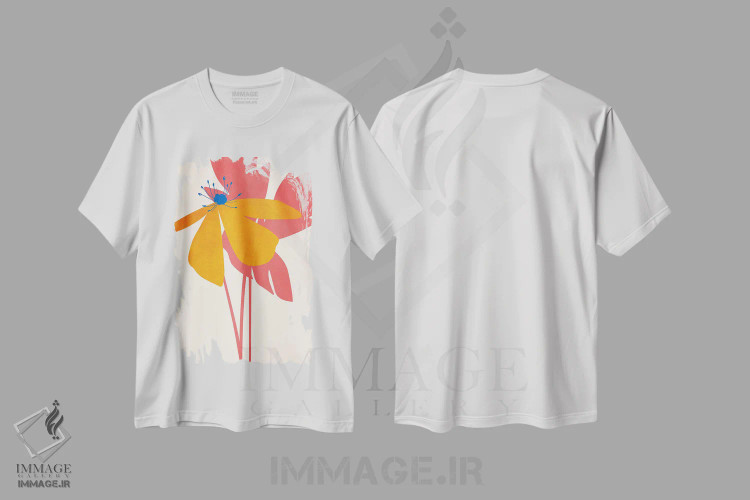 تیشرت سفید طرح دار به یاد تو Y، تزئینی اثر کوبیستیکا | immage.ir