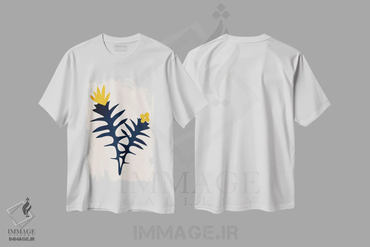 تیشرت سفید طرح دار برای همیشه با هم X، تزئینی اثر کوبیستیکا | immage.ir
