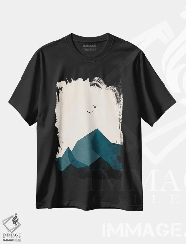 تیشرت مشکی طرح دار زوگ اشپیتسه، دو، تزئینی اثر کوبیستیکا | فروشگاه ایماژ