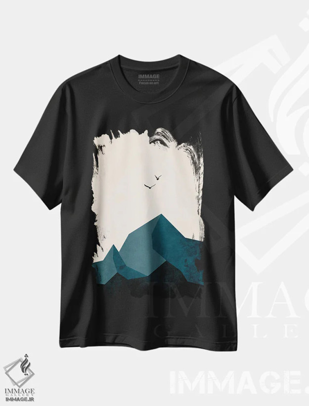 تیشرت مشکی طرح دار زوگ اشپیتسه، دو، تزئینی اثر کوبیستیکا | فروشگاه ایماژ