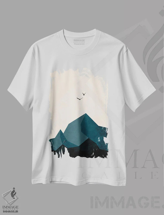تیشرت سفید طرح دار زوگ اشپیتسه، دو، تزئینی اثر کوبیستیکا | immage.ir