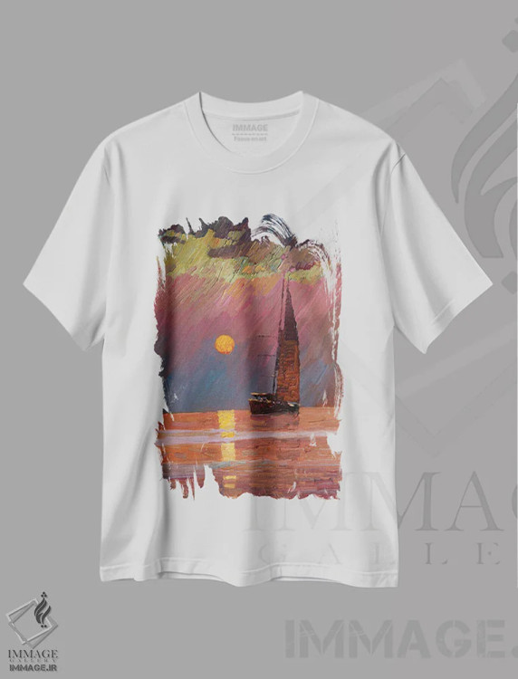 تیشرت سفید طرح دار برداشت های یونانی، دکور معاصر اثر اندریی کووالیک | immage.ir