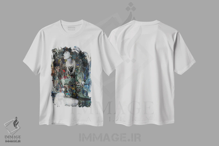 تیشرت سفید طرح دار کوکو شنل، مدیوم اثر کارین ورمیر | immage.ir