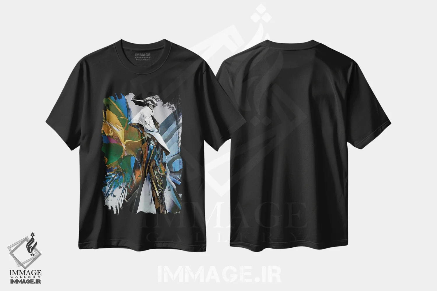 تیشرت مشکی طرح دار قدم زنی پروانه ای، دکوراسیون جایگزین اثر کنوود هوه | immage.ir