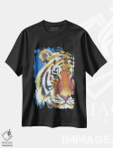 تیشرت مشکی طرح دار ببر ببر، مدیوم اثر کیرستین وود | فروشگاه ایماژ