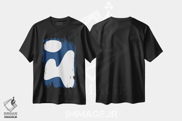 تیشرت مشکی طرح دار سفر اثر کری کمپبل | immage.ir