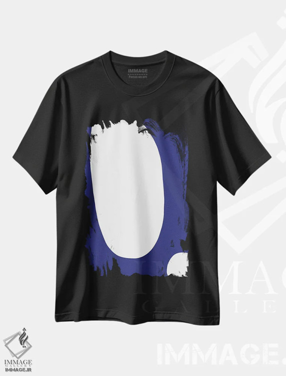 تیشرت مشکی طرح دار دروازه ها اثر کری کمپبل | immage.ir