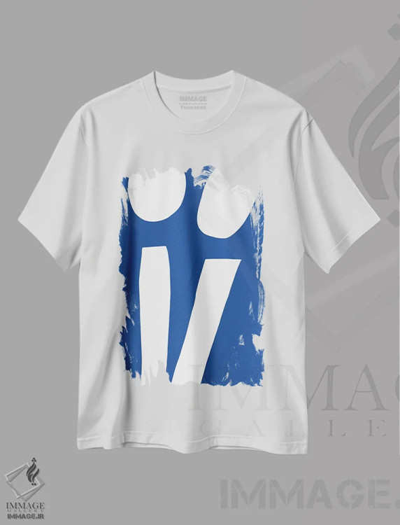 تیشرت سفید طرح دار آسمان شب بر فراز سرزمینی بیگانه اثر کری کمپبل | فروشگاه ایماژ