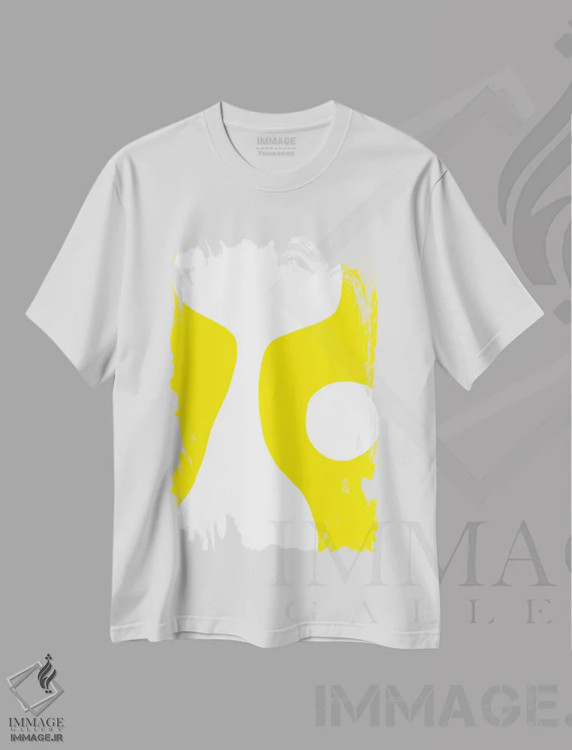 تیشرت سفید طرح دار اخلاص اثر کری کمپبل | فروشگاه ایماژ