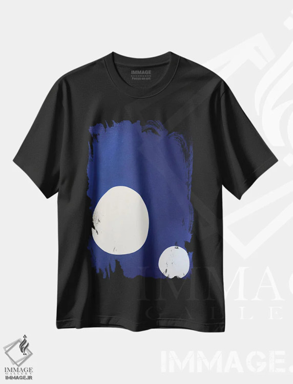 تیشرت مشکی طرح دار شادی ۲ اثر کری کمپبل | immage.ir