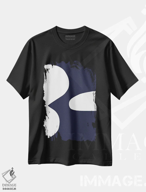 تیشرت مشکی طرح دار آسمان ها ۲ اثر کری کمپبل | فروشگاه ایماژ