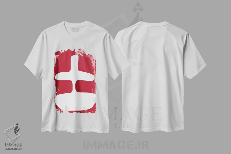 تیشرت سفید طرح دار دختر اثر کری کمپبل | immage.ir