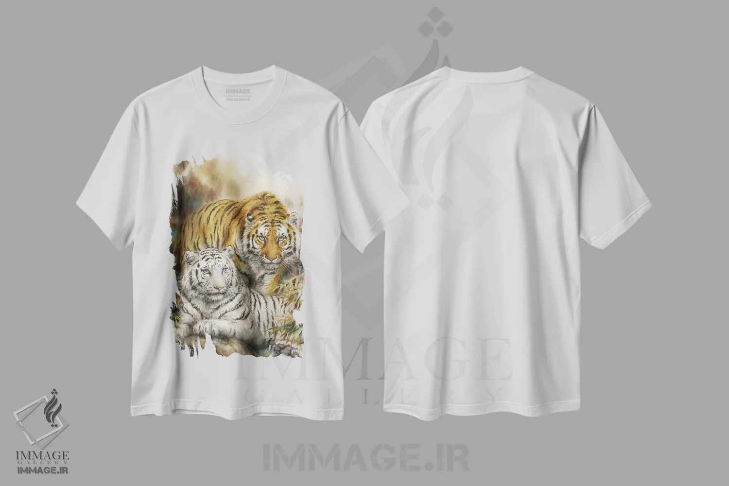 تیشرت سفید طرح دار دل های وحشی، تزئینی اثر کایومی هارای | فروشگاه ایماژ