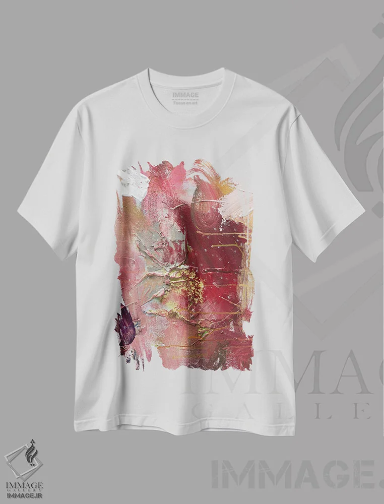 تیشرت سفید طرح دار واقعاً ۲ اثر کنت یانگستروم | immage.ir