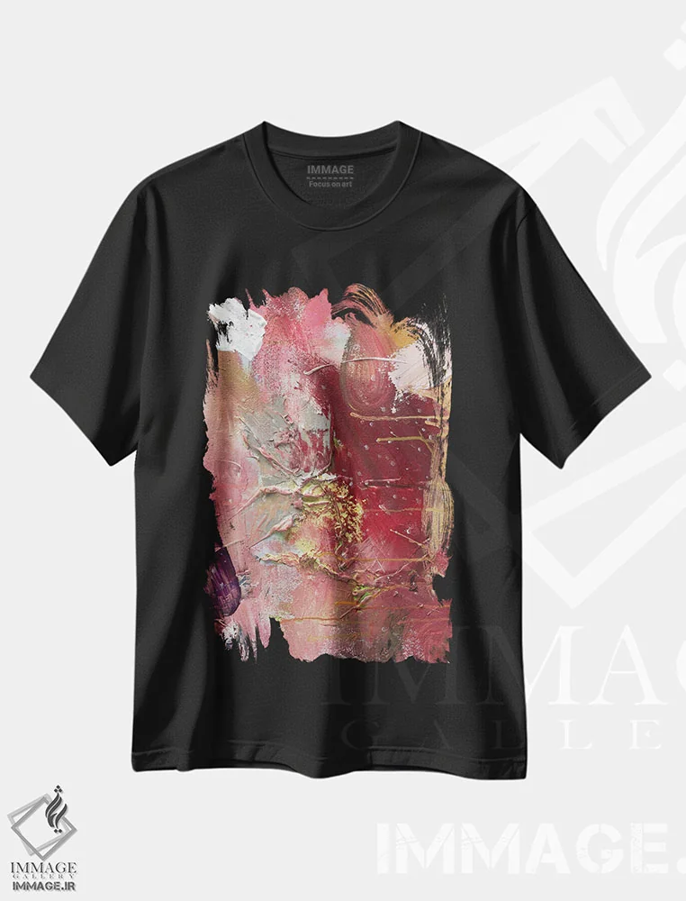 تیشرت مشکی طرح دار واقعاً ۲ اثر کنت یانگستروم | فروشگاه ایماژ