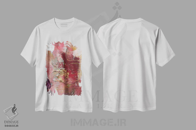 تیشرت سفید طرح دار واقعاً ۲ اثر کنت یانگستروم | immage.ir