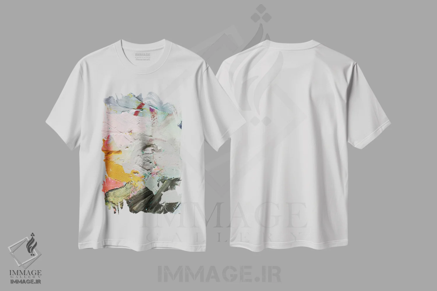 تیشرت سفید طرح دار واقعاً ۳ اثر کنت یانگستروم | فروشگاه ایماژ