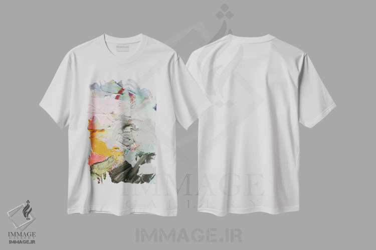 تیشرت سفید طرح دار واقعاً ۳ اثر کنت یانگستروم | فروشگاه ایماژ