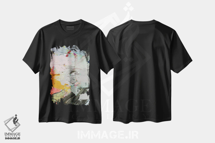 تیشرت مشکی طرح دار واقعاً ۳ اثر کنت یانگستروم | immage.ir