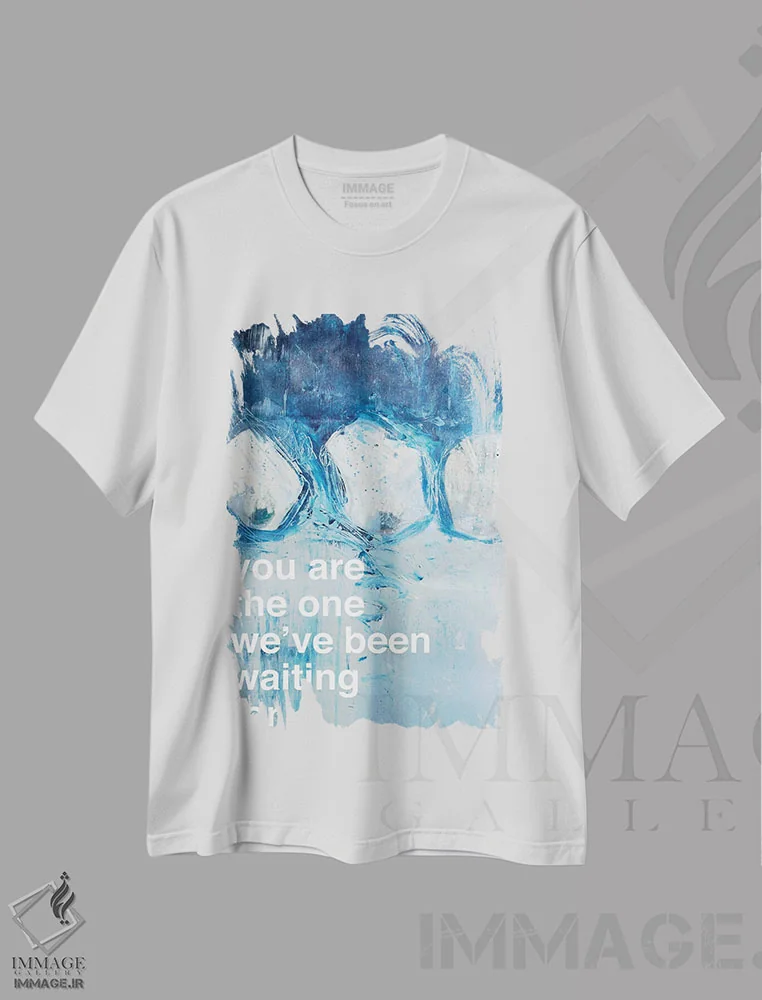 تیشرت سفید طرح دار تو همان کسی هستی II، دکور معاصر اثر کنت یانگستروم | immage.ir