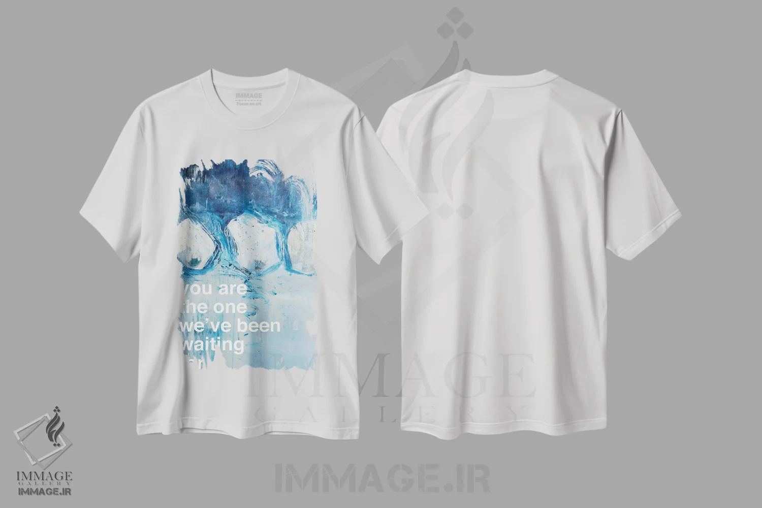 تیشرت سفید طرح دار تو همان کسی هستی II، دکور معاصر اثر کنت یانگستروم | immage.ir