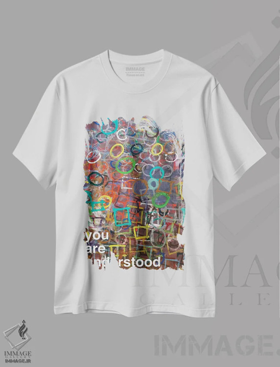 تیشرت سفید طرح دار تو درک شده ای II، دکور معاصر اثر کنت یانگستروم | immage.ir