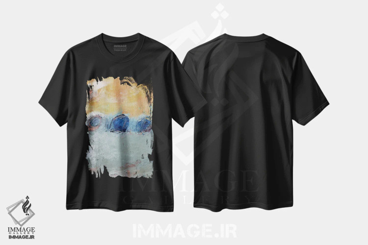 تیشرت مشکی طرح دار لباس های چرک اثر کنت یانگستروم | فروشگاه ایماژ