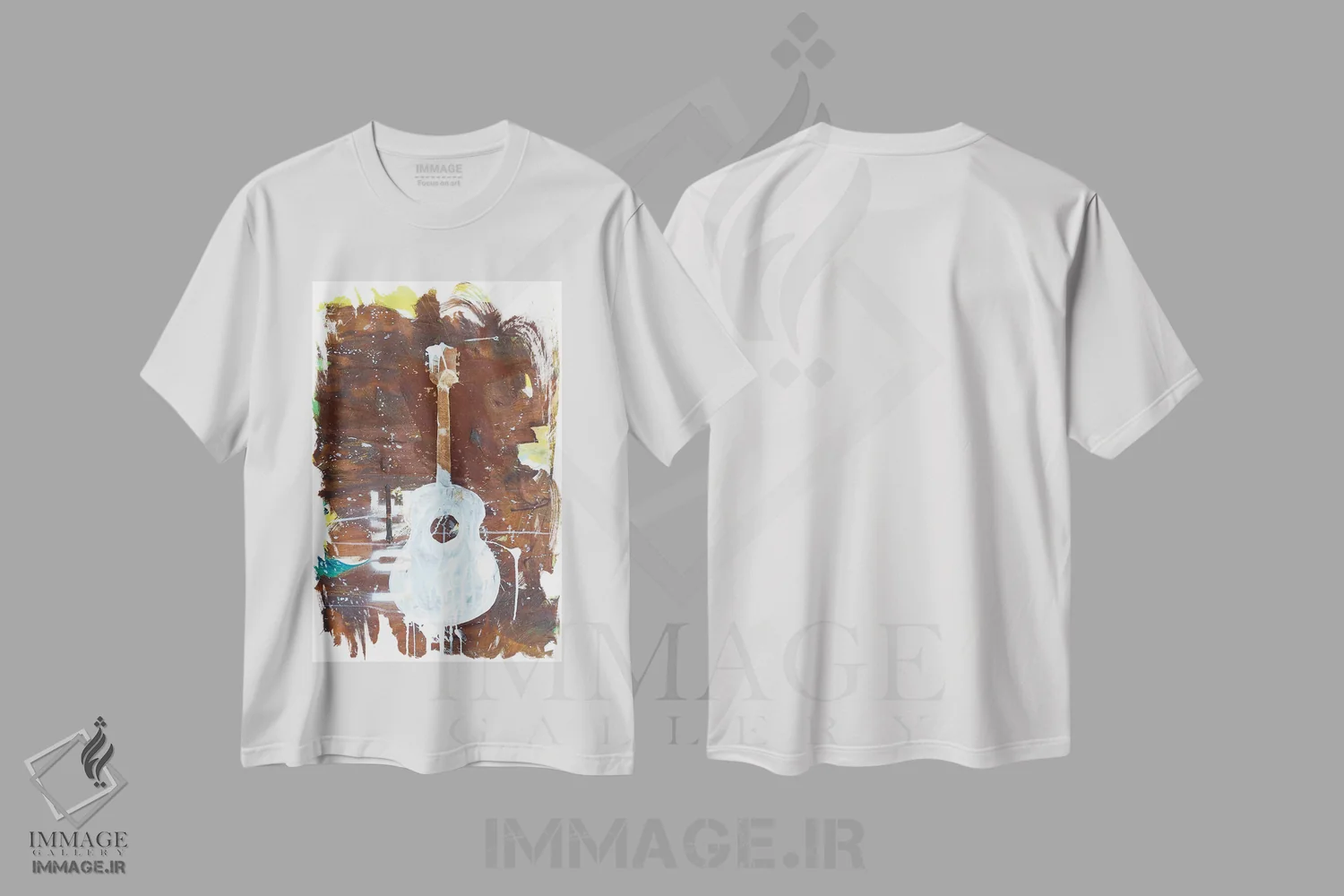 تیشرت سفید طرح دار لباس زنانه، دکور معاصر اثر کنت یانگستروم | immage.ir
