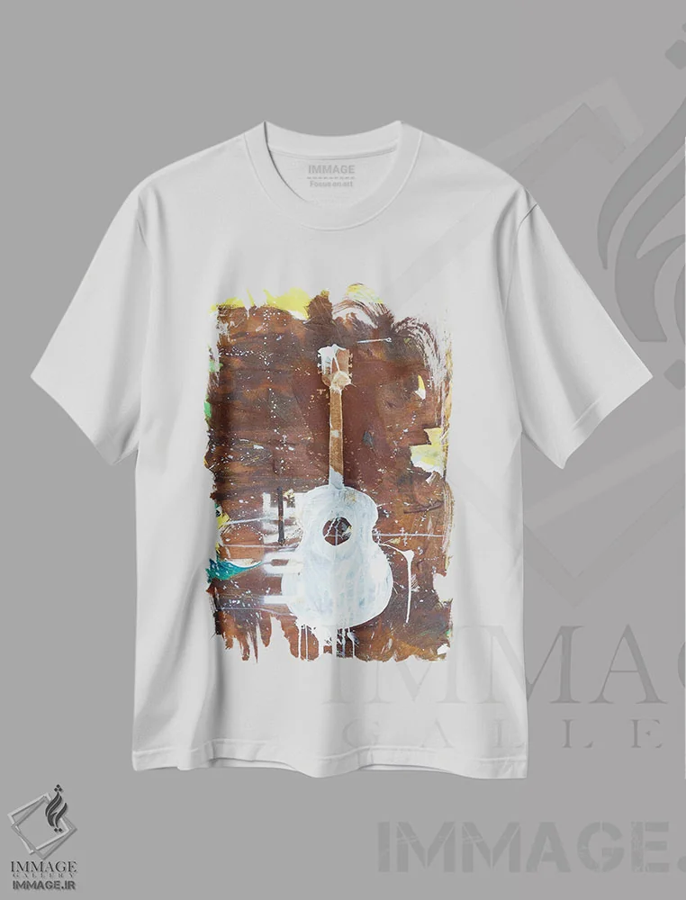 تیشرت سفید طرح دار اولین عشق، دکور معاصر اثر کنت یانگستروم | immage.ir