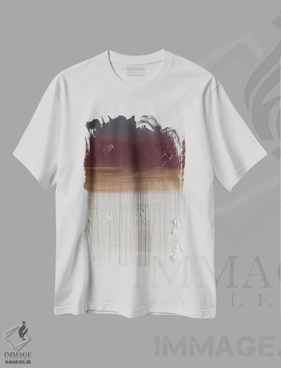 تیشرت سفید طرح دار قهوه صبحگاهی اثر کنت یانگستروم | فروشگاه ایماژ