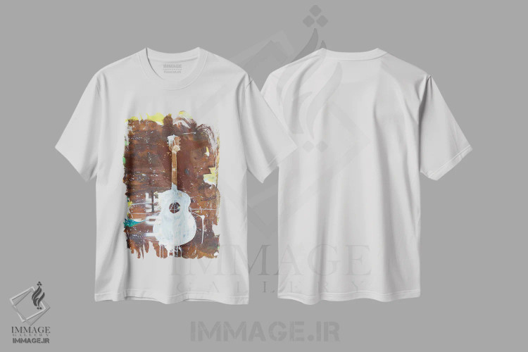 تیشرت سفید طرح دار اولین عشق، دکور معاصر اثر کنت یانگستروم | immage.ir