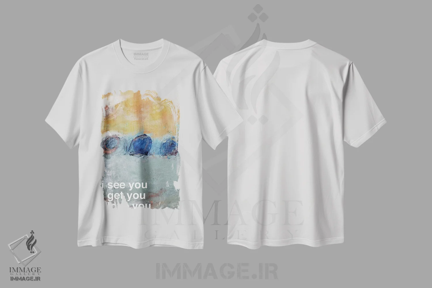 تیشرت سفید طرح دار می بینم؟ می گیرم؟ دوستت دارم، دکور معاصر اثر کنت یانگستروم | immage.ir