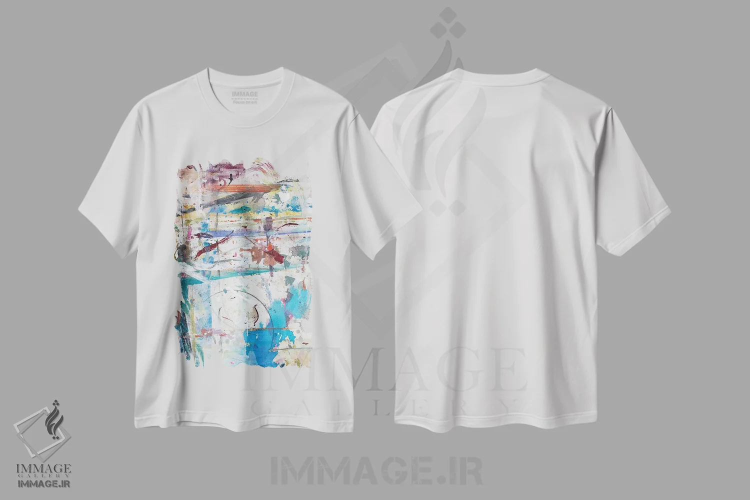 تیشرت سفید طرح دار دی سی I اثر کنت یانگستروم | immage.ir