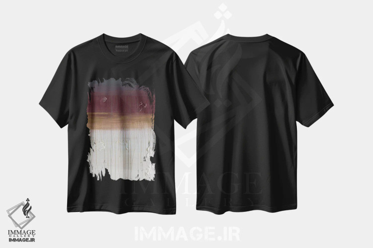 تیشرت مشکی طرح دار قهوه صبحگاهی اثر کنت یانگستروم | immage.ir